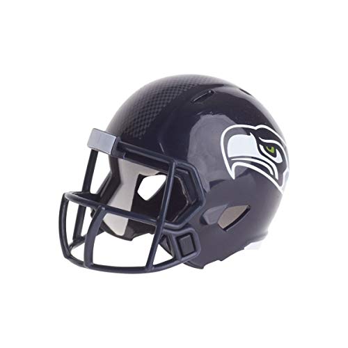 Seattle Seahawks NFL Riddell Speed Pocket Pro Micro - Casco de fútbol (tamaño Mini)
