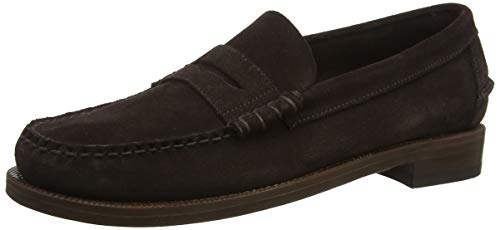 Sebago Classic Dan Suede, Náuticos para Hombre, Marrón (Dk Brown 901), 42 EU