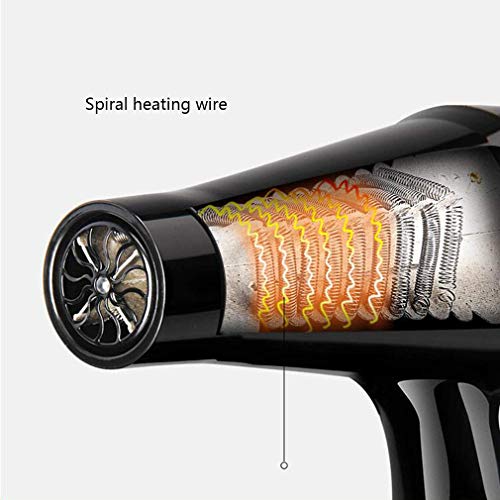Secador De Cabello 3000W, Potente Secador De Cabello Profesional, Secador De Bajo Ruido Con Difusor Y Accesorios De Peine, Cable Largo De 2.5 M Para Mujeres Hombres