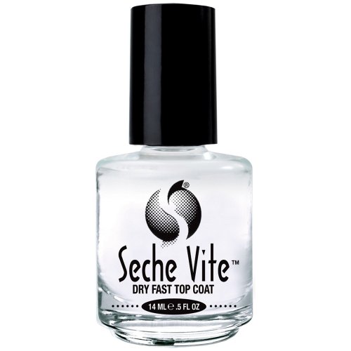 Seche Vite 3 Bottles Dry Fast Top Coat .5 Oz Professional Clear High Gloss 83005 by Seche Vite