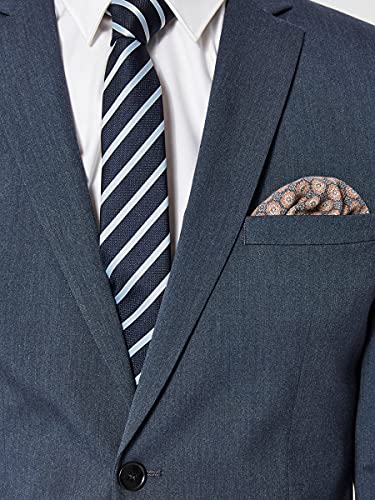 SELECTED HOMME SHDNEWONE-MYLOLOGAN1 Blazer Noos Chaqueta de Traje, Gris (Medium Blue Melange), 46 (Talla del Fabricante: 90) para Hombre