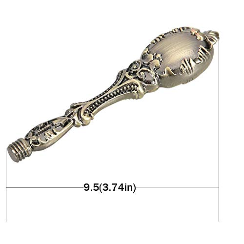 Sello Vintage,Sello de Mango,Sello de Cera de Laca,Sello de Sello de Cera Grabado, Mango de Sello,Sello de Sello de Cera Estilo Vintage,para Sellar Documentos y Decoraciones de Mesa (Sin Cabeza)