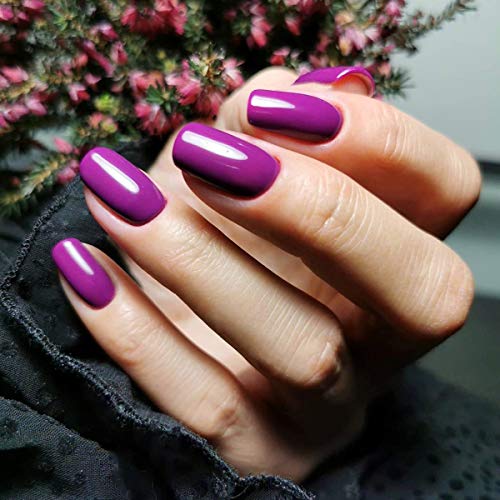 Semilac Esmalte de uñas híbrido One Step 3 en 1, lila, jacinto, violeta, 5 ml