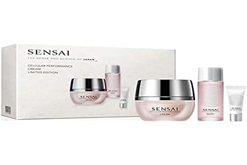 Sensai cellular performance crema 40ml + locion ii 20ml + contorno de ojos 2ml