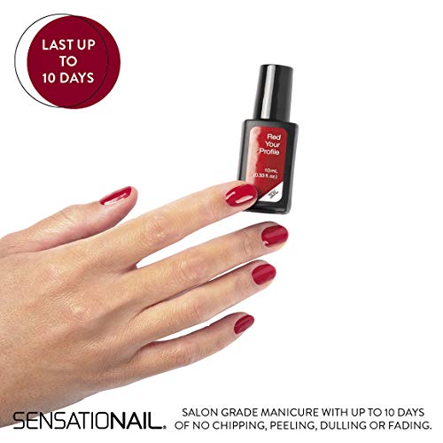 Sensationail Express Gel Starter Kit Manicura Color Red Your Profile - 10 ml