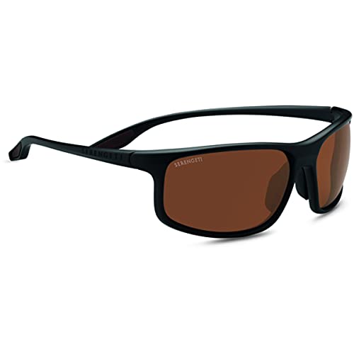 SERENGETI Levanzo Gafas, Unisex Adulto, Gris (Sanded Dark Root Beer), M/L