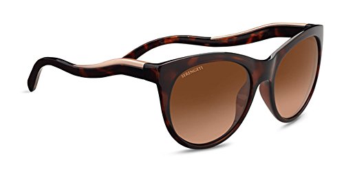SERENGETI Valentina Gafas, Unisex Adulto, marrón (Shiny Dark Tortoise), M