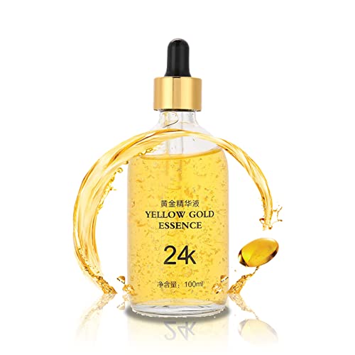 Sérum concentrado para el rostro, con 6 péptidos, oro de 24 quilates y ácido ácido hialurónico; hidrata, blanquea y reafirma la piel