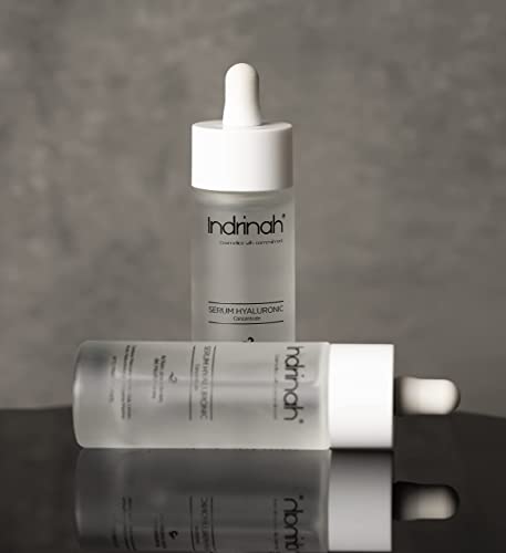 Serum Facial acido Hialuronico, Hidratante, Vitaminas, Antiedad, Antiarrugas, Sin perfumes,(30ml) [INDRINAH]