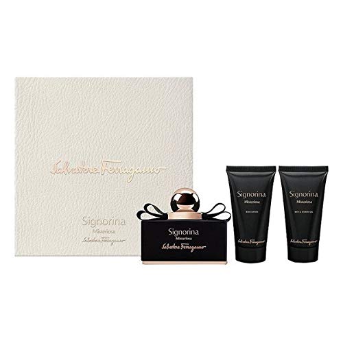 Set de Perfume Mujer Signorina Misteriosa Salvatore Ferragamo EDP (3 pcs) Perfume Original | Perfume de Mujer | Colonias y Fragancias de Mujer