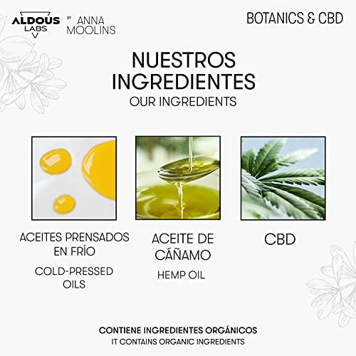 Set Regalo Belleza: Aceite de Ricino, Aceite de Argán y Aceite de Rosa Mosqueta 100% Puros elaborados con CBD | Prensados en Frío, Veganos | Fórmula Avanzada | Pestañas, Pelo, Piel | Botanics & CBD