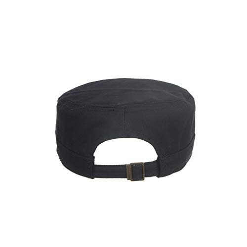 SEWORLD Bandera Americana Tapa Plana Militar Tapa Exterior sombrilla Casual Sombrero Gorra