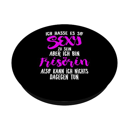 Sexy peluquería, salón de peluquería PopSockets PopGrip Intercambiable
