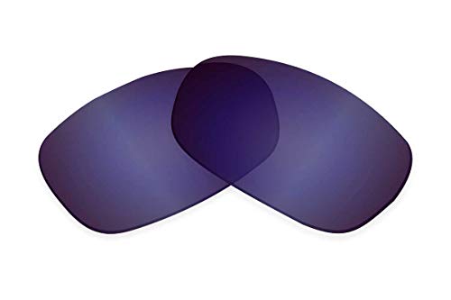 SFX - Lentes de repuesto para gafas de sol compatibles con Tiffany & Co TF 3046 57 mm (no polarizadas SFX Edge Blue Mirror Black Par)