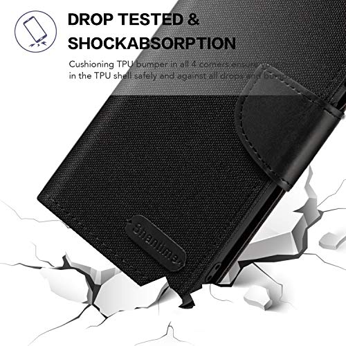 Sharp Aquos S2 Caso, Oxford Cartera de piel con suave TPU cubierta trasera imán Flip Case para Sharp Aquos C10