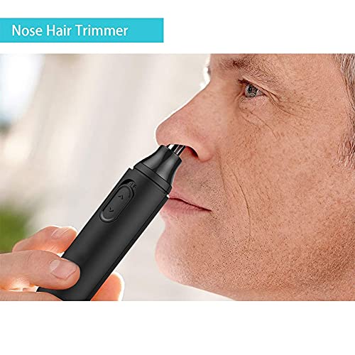 Sharpeners Cortadora de Pelo de Nariz de 2 uds, cortadora de Cejas Profesional eléctrica para Orejas, depiladora Impermeable para Hombres, Mujeres, Peluquero con Cuchillas de Doble Filo