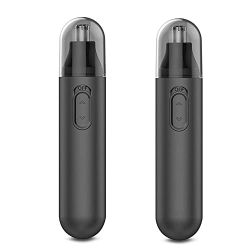 Sharpeners Cortadora de Pelo de Nariz de 2 uds, cortadora de Cejas Profesional eléctrica para Orejas, depiladora Impermeable para Hombres, Mujeres, Peluquero con Cuchillas de Doble Filo