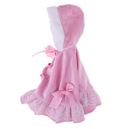 Sharplace 1/3 BJD Ropa de Muñecas Inteligentes Capa de Franela para LUTS DOD MSD SD Lolita Cloak