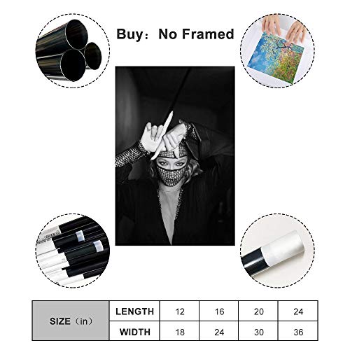 SHEFEI Beyonce on The Run Tour - Póster decorativo para pared (30 x 45 cm)