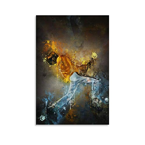 SHEFEI Póster artístico de Freddie Mercury Queen S y arte de pared, impresión moderna, para decoración de dormitorio familiar, 30 x 45 cm