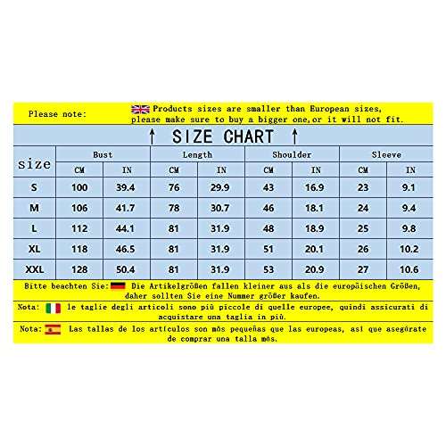 Shirt Hombre Botones Moda Verano Hombre Camisa Estampado Cómodo Shirt Ocio Hombre Manga Corta Irregular Cuello Alto Tendencia Moderna Hombre Hawaiana Shirt E-Blue(A) L