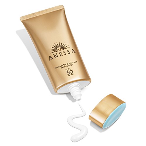 Shiseido Anessa Perfect UV Protector solar Gel para el cuidado de la piel SPF50+/PA+++3.2 oz
