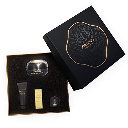Shiseido future solution lx ojos y labio 17ml + jabon limpiador 15ml + lx crema 15ml + lx serum 5ml