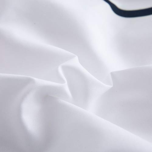 SHJIA Juego De 3 Piezas con Estampado De Plumas De Impresión Digital, Ropa De Cama con Funda Nórdica Doble, Adecuada para Dormitorio Y Dormitorio