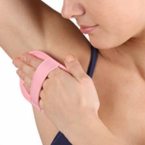 SHOP-STORY - Kit de guantes depilatorios exfoliantes de discos de depilación, 100% natural, afeitado manual para hombre y mujer, depiladora sin dolor, con pil Pad