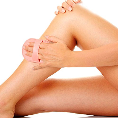 SHOP-STORY - Kit de guantes depilatorios exfoliantes de discos de depilación, 100% natural, afeitado manual para hombre y mujer, depiladora sin dolor, con pil Pad