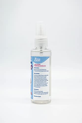 SiempreClean Kidsclean | Solución Hidroalcohólica Para Niños | 73% Alcohol | Suave Con Las Manos | Spray Higienizante Con Pulverizador, 60 ml