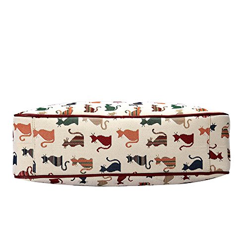 Signare Tapiz Funda portatil 15.6 Pulgadas Funda Ordenador 14 Pulgadas Funda Ordenador maletin portatil con diseño Animal (Gato descarado)