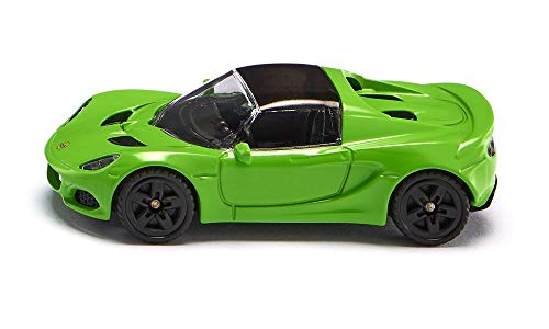 siku 1531, Coche de carreras Lotus Elise, Metal/Plástico, Verde, Compatible con otros modelos siku de la misma escala