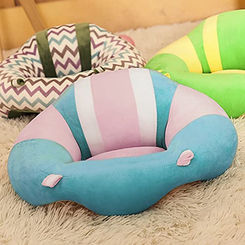 Silla de aprendizaje cómoda y suave para bebé, asiento de apoyo al suelo adecuado para recién nacidos de 6 a 24 meses