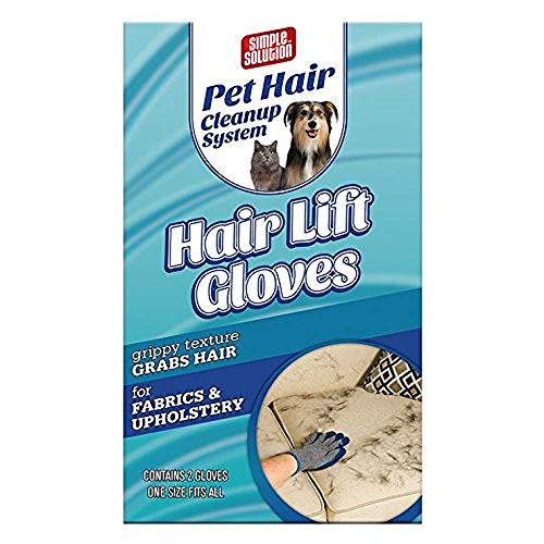 Simple Solution Pelo de Las Mascotas Sistema de Limpieza Pelo Elevador Guantes