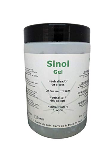 Sinol Gel Strong 0,9kgs. Antiolor Neutraliza olor Marihuana Cannabis Cultivo indoor Listo para usar El más fuerte !
