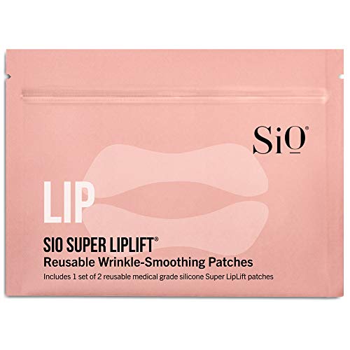 SiO Beauty Super LipLift | Parches antiarrugas para sonrisas y labios 2 semanas de suministro | Parches de silicona para alisar durante la noche para arrugas de labios y sonrisas y líneas finas