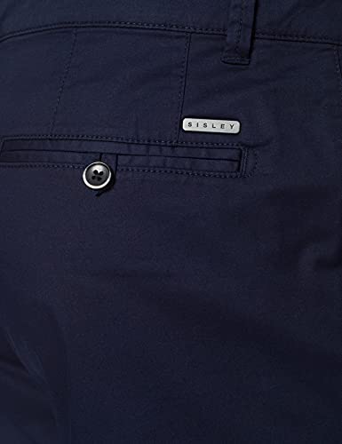 Sisley Trousers 4EV855GT9 Pantalones, Azul 016, 56 para Hombre