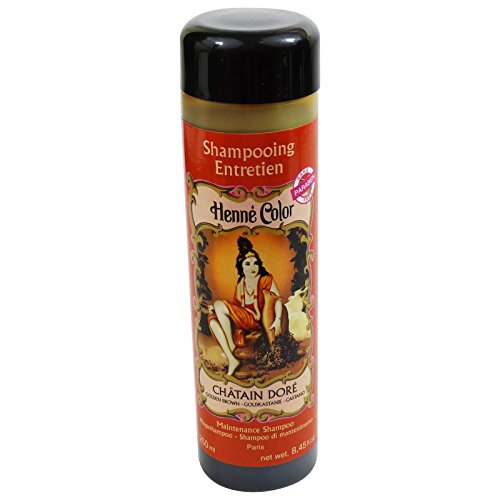 SITARAMA - Champú Henna Castaño - Restaura el color en cabellos cobrizos - Limpia con suavidad - Para un cabello saludable - Nickel testado y vegano