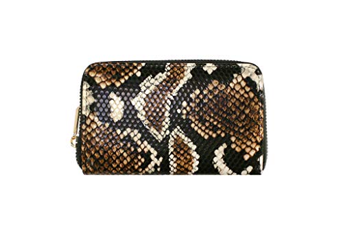 SIX Cartera elegante con diseño de serpiente y detalles dorados refinados (703-990)