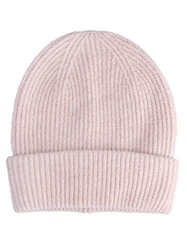 SIX Gorro de punto rosa de aproximadamente 92% material reciclado, sostenible, aspecto de punto (687-042)