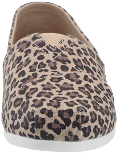 Skechers Women's Bobs Plush-Hot Spotted. Leopard Print Slip on Ballet Flat