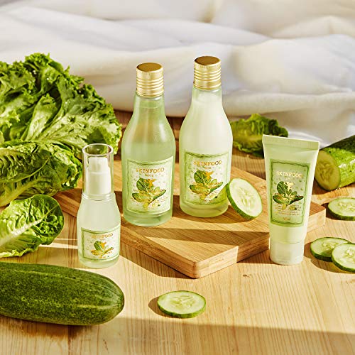 SKIN FOOD lechuga y pepino acuosa esencia 1,52 oz (45 ml) - piel de refrigeración y calmante intensivo hidratante crema facial, alivio enrojecimiento, after sun care