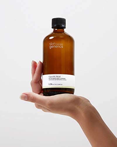 Skin Generics | Limpiador Facial Anti|Imperfecciones con Ácido Glicólico | 250 ml | Limpiador de Poros y Exfoliante Facial | Limpieza facial con Ácido Salicílico | Sin Parabenos | 100% Vegano
