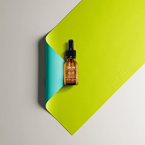 SkinLabo - Shot concentrado AHA + BHA. Suero facial para pieles propensas al acné con imperfecciones. Ayuda a reducir las imperfecciones. 15 ml