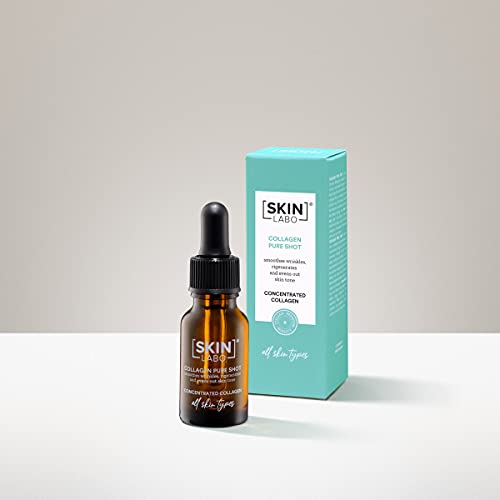 SkinLabo - Shot De Colágeno Concentrado. Sérum facial para contrarrestar y prevenir la formación de arrugas. Para todo tipos de piel. 15 ml.
