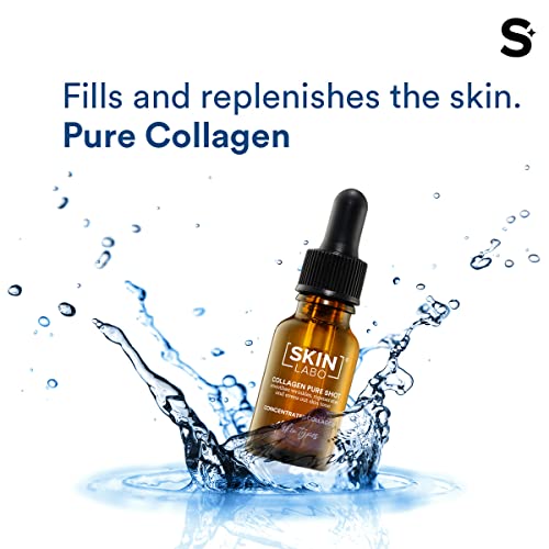 SkinLabo - Shot De Colágeno Concentrado. Sérum facial para contrarrestar y prevenir la formación de arrugas. Para todo tipos de piel. 15 ml.