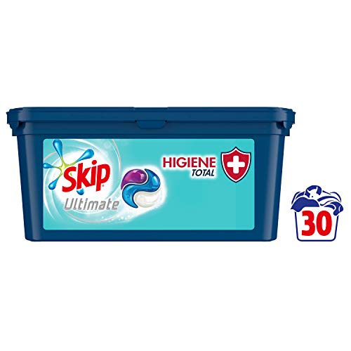 Skip Ultimate Detergente en Cápsulas Higiene Total 30 lavados - Pack de 3