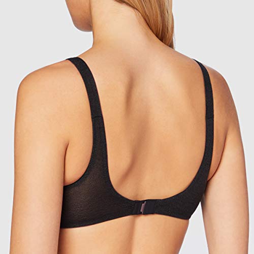 Sloggi Oxygene Infinite Soft Bra Sujetador acolchado para Mujer, Negro, L