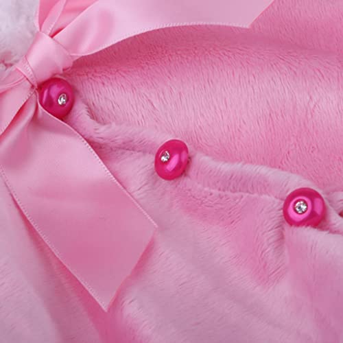 SM SunniMix Muñeca BJD Elegante Capa de Franela Lolita Capa Chaqueta para 1/3 DOD MSD